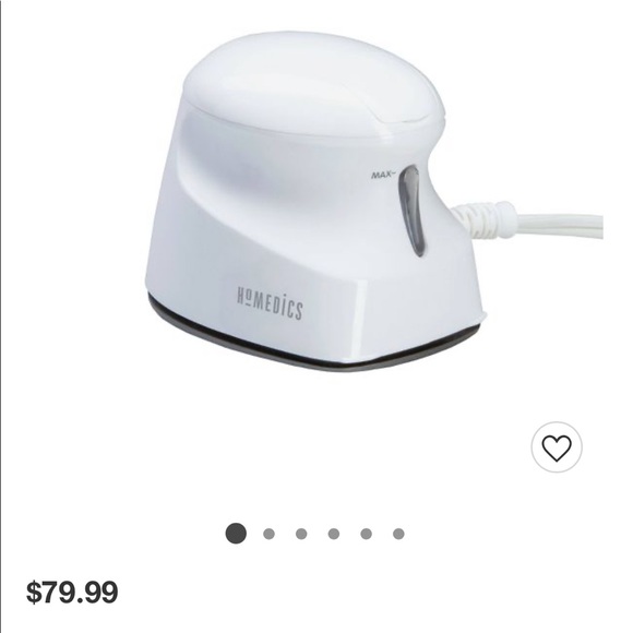 homedics 2 in 1 mini garment steamer and iron